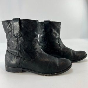 Frye Anna Shortie Leather Boots